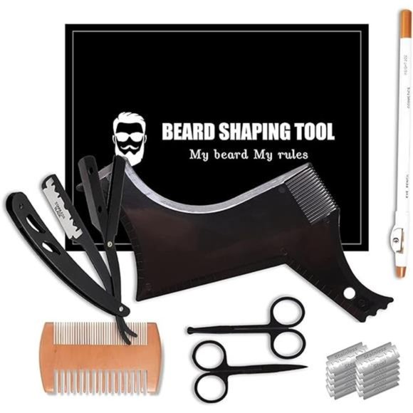 Beard Shaper, Beard Shaping Tools, Include Beard Template Guide, Professional - Picture 7 of 7